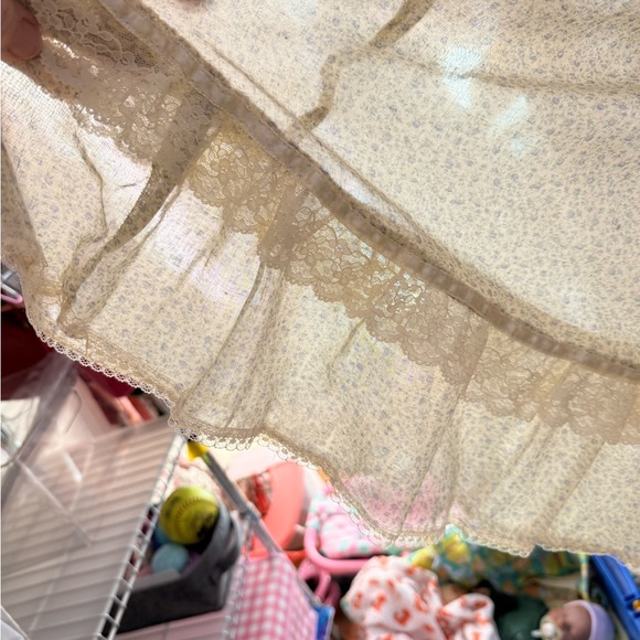 Gunne Sax Jessica 14 Vintage Floral lace Dress 1970s - Picture 5 of 13